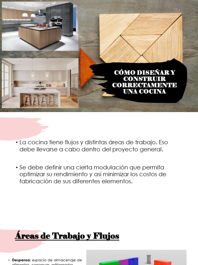 Diseño Eficiente de Cocinas Funcionales | PDF | Cocina | Lavavajillas