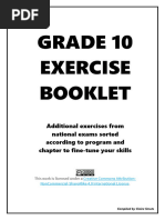 Grade 10 Practical Exercise Book | PDF | Microsoft Excel | Spreadsheet