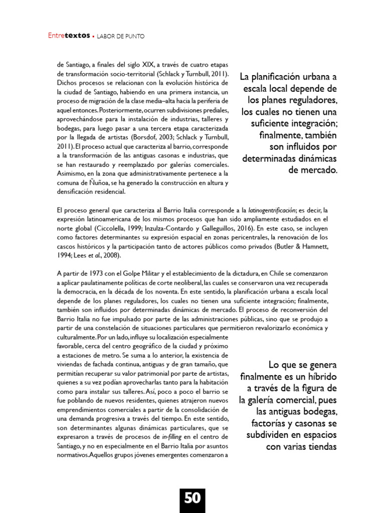 La Planificación Urbana A Los Planes Reguladores, Suficiente ...
