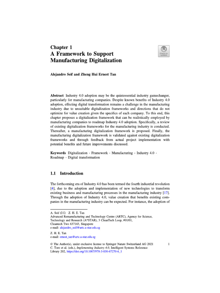 Implementing I4.0 | PDF | Computer Engineering