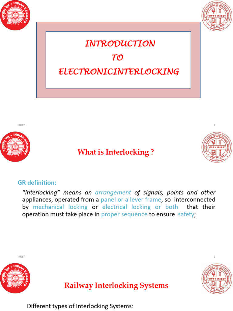 Electronic Interlocking Systems Overview | PDF | Computer Terminal | Safety
