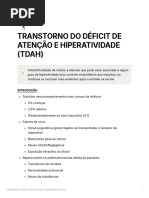 Classificação do TDAH na CID-11 | PDF | Transtorno de déficit de ...
