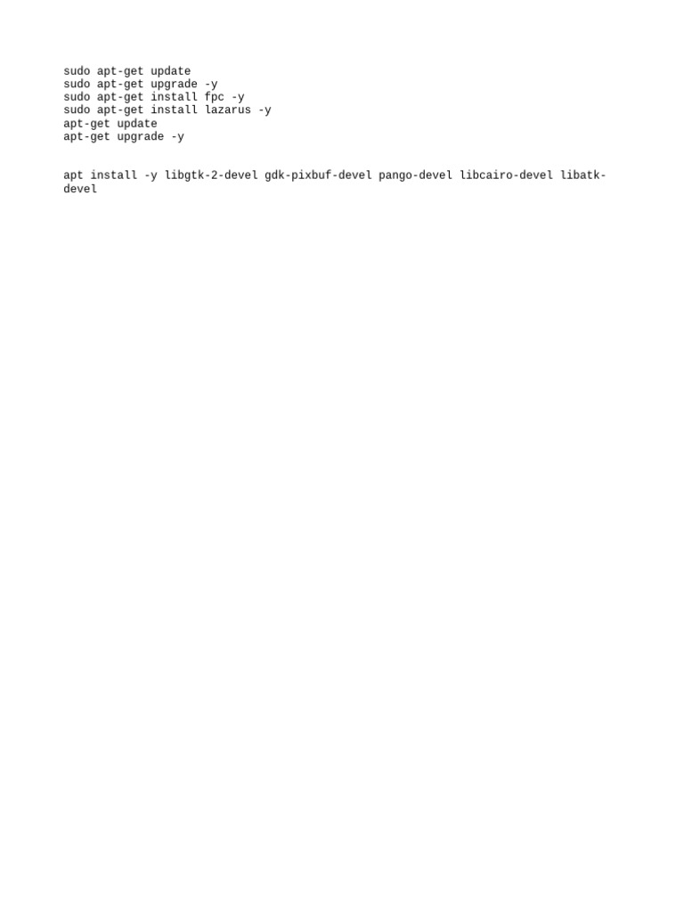 Installing Lazarus on Linux | PDF