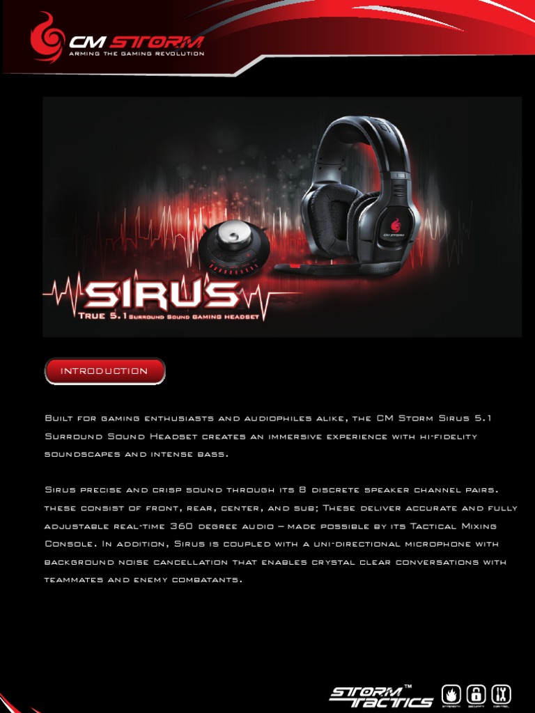 Sirus Product Sheet Final | PDF