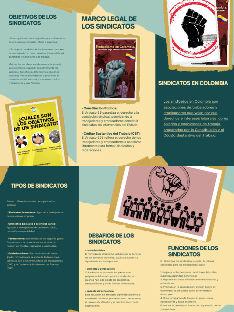 Funciones y Desafíos de Sindicatos en Colombia | PDF | Sindicato ...