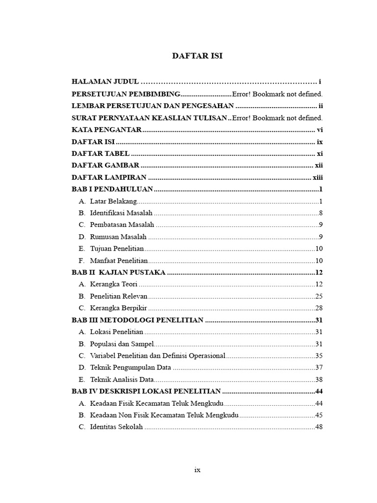 Daftar Isi | PDF