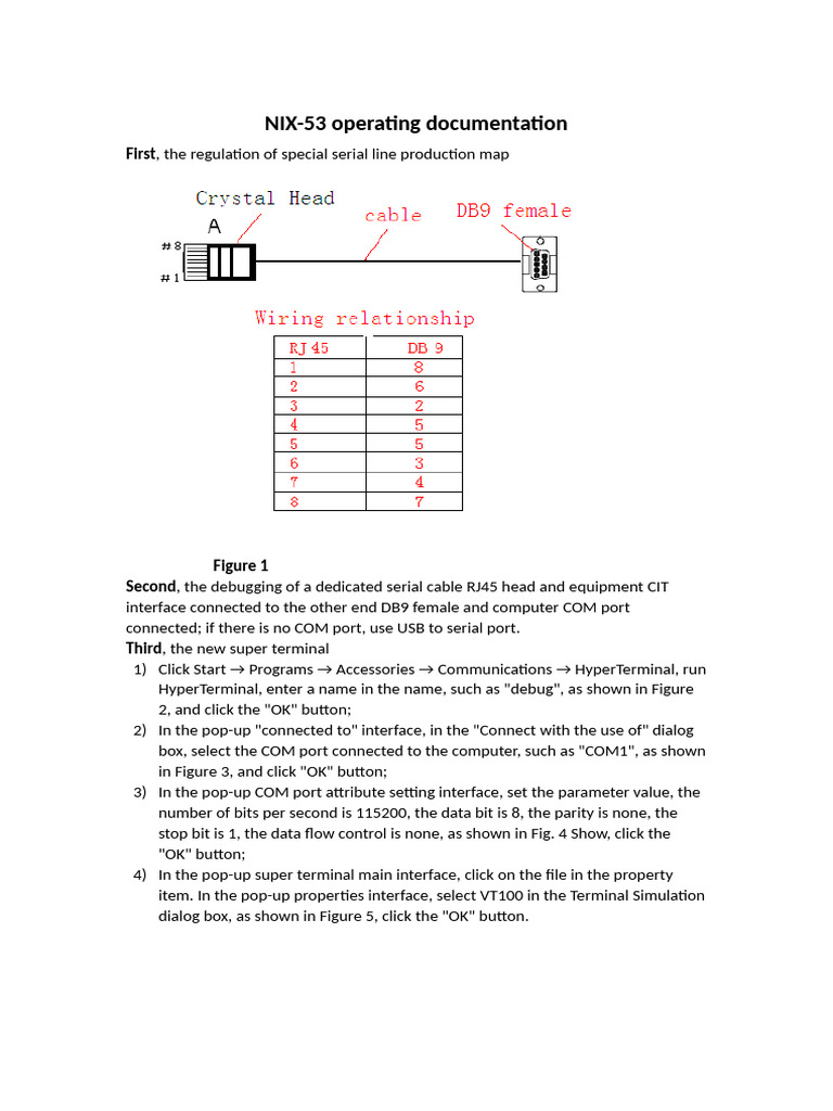 NIX-53 Serial Line Setup Guide | PDF | System Software | Computer Science