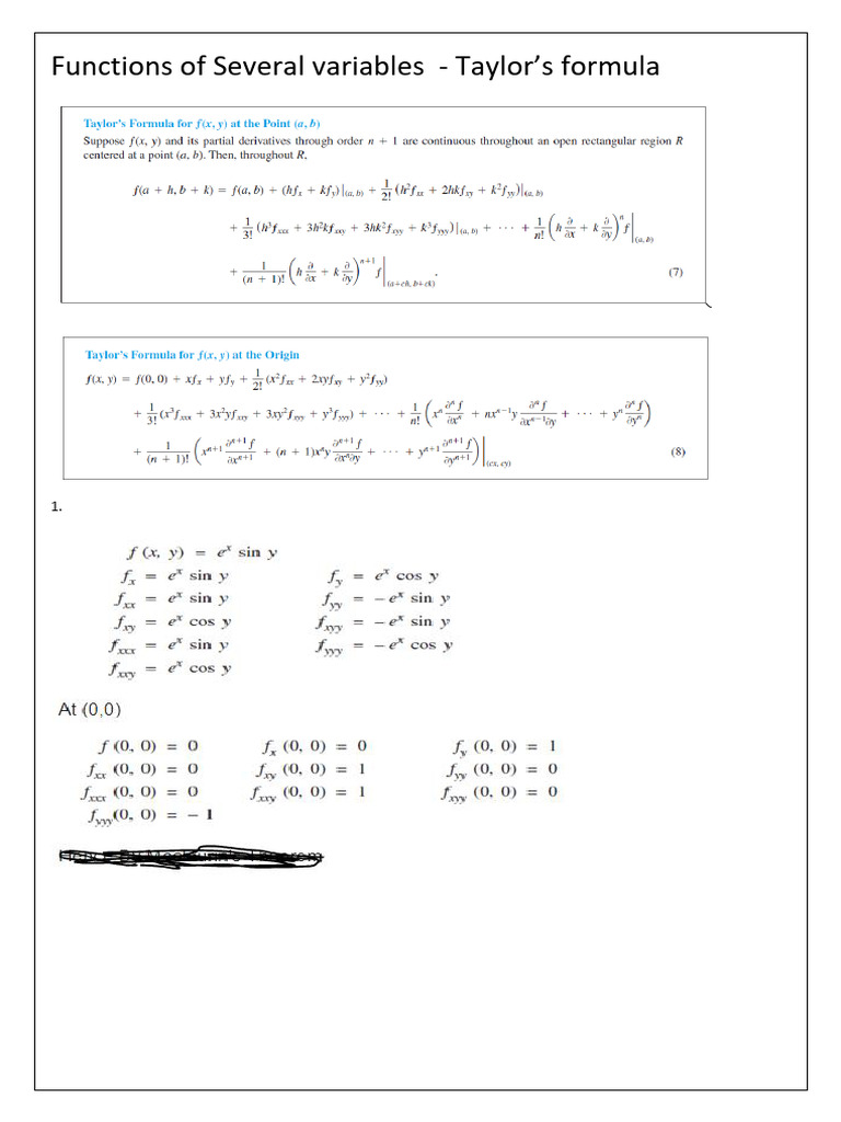 Taylors | PDF