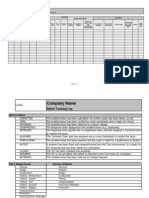 Defect Tracking Log TEMPLATE