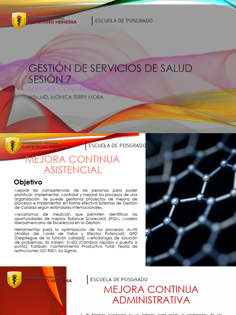 Mejora Continua en Gestión de Salud | PDF | Six Sigma | Lean Manufacturing