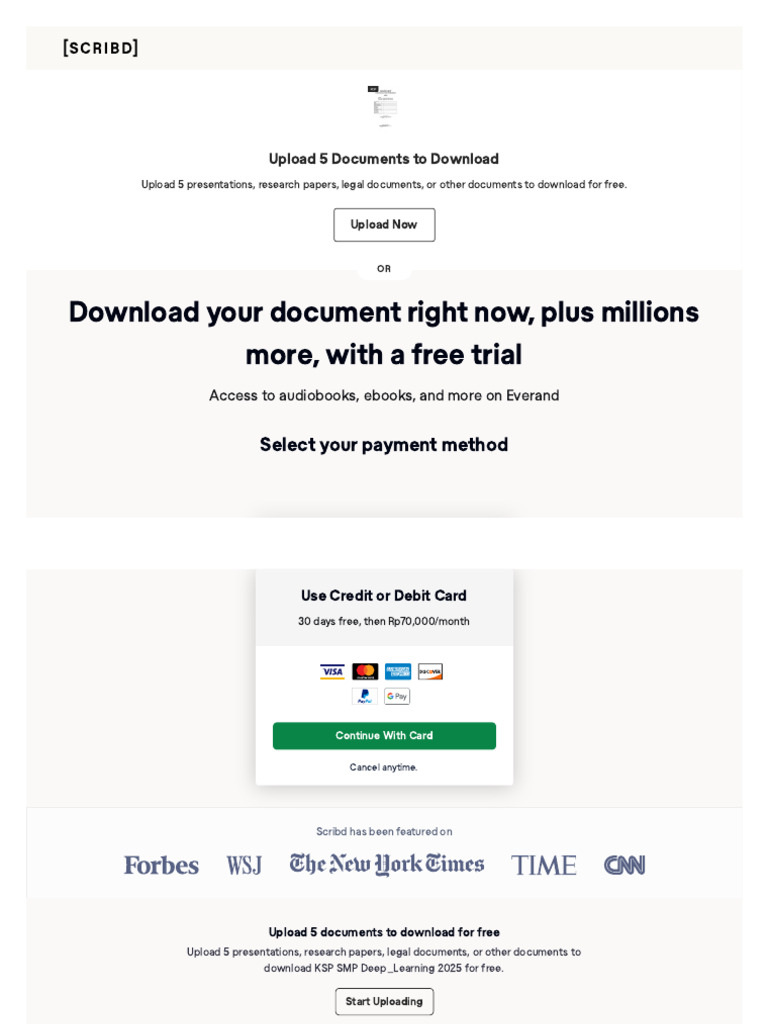 Upload 5 Documents for Free Download | PDF