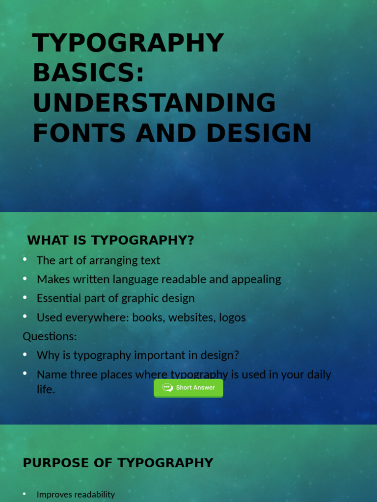 Typography Basics: Fonts and Design Guide | PDF | Typefaces | Typography