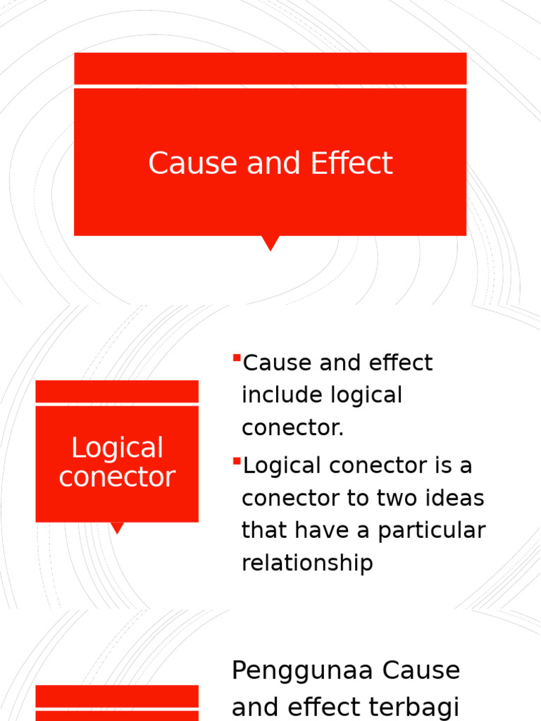 Cause and Effect | PDF