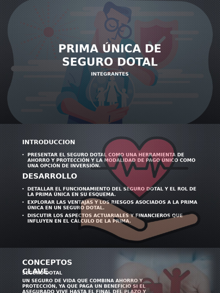 Prima Única de Seguro Dotal | PDF | Seguro | Seguro de vida