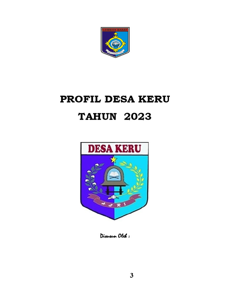 Profil Potensi Desa Keru 2023 | PDF