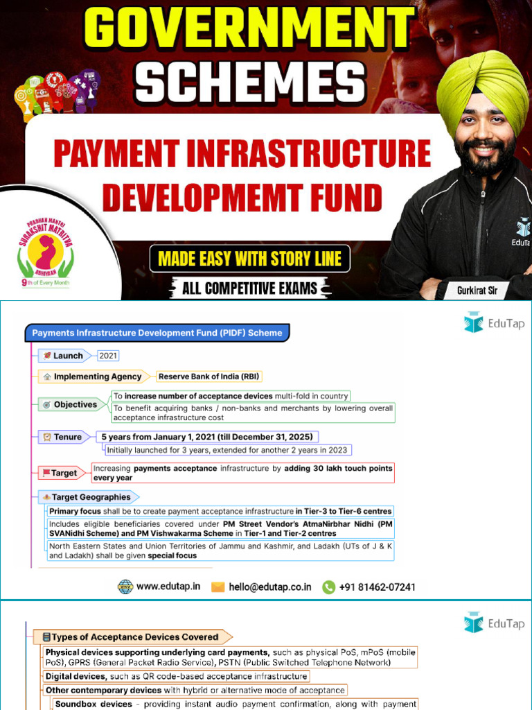 PIDF Scheme Overview and Key Facts | PDF