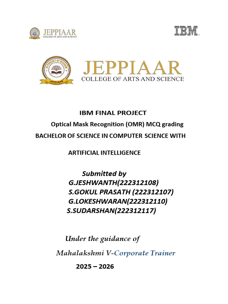 G.jeshwanth Project - Removed | PDF | Computer Vision