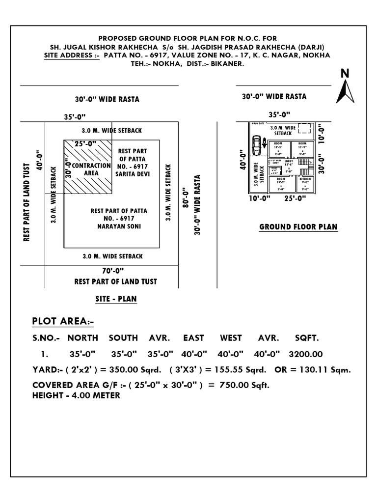 Proposed Ground Floor Plan for N.O.C. | PDF
