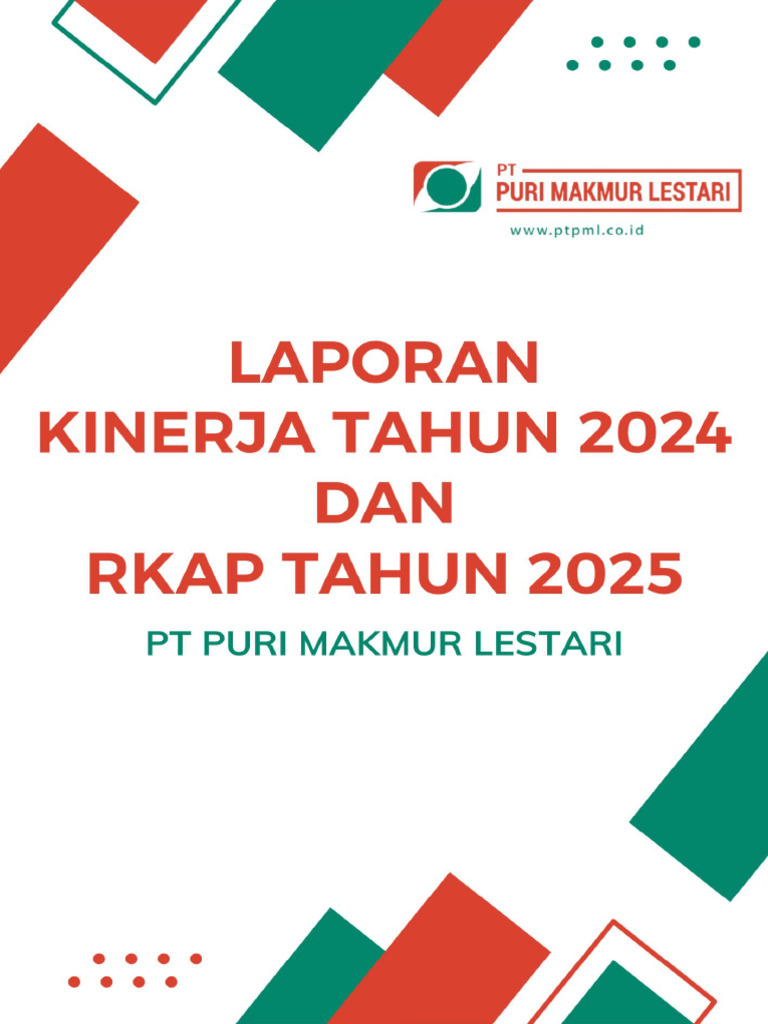 Laporan Kinerja 2024 & RKAP 2025 | PDF