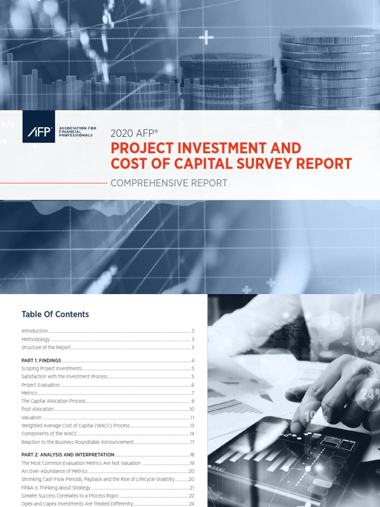 2020 AFP Project Investment Survey Insights | PDF | Discounted Cash ...