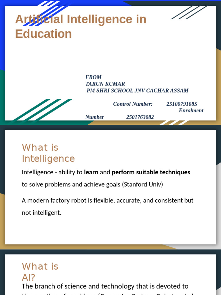 AI Applications in Education Explained | PDF | Artificial Intelligence ...