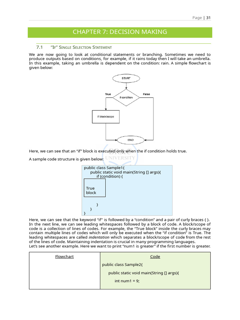 7 Decision Making (1) | PDF | Control Flow | Software Development