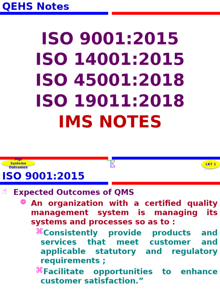 ISO Management Systems Overview | PDF | Audit