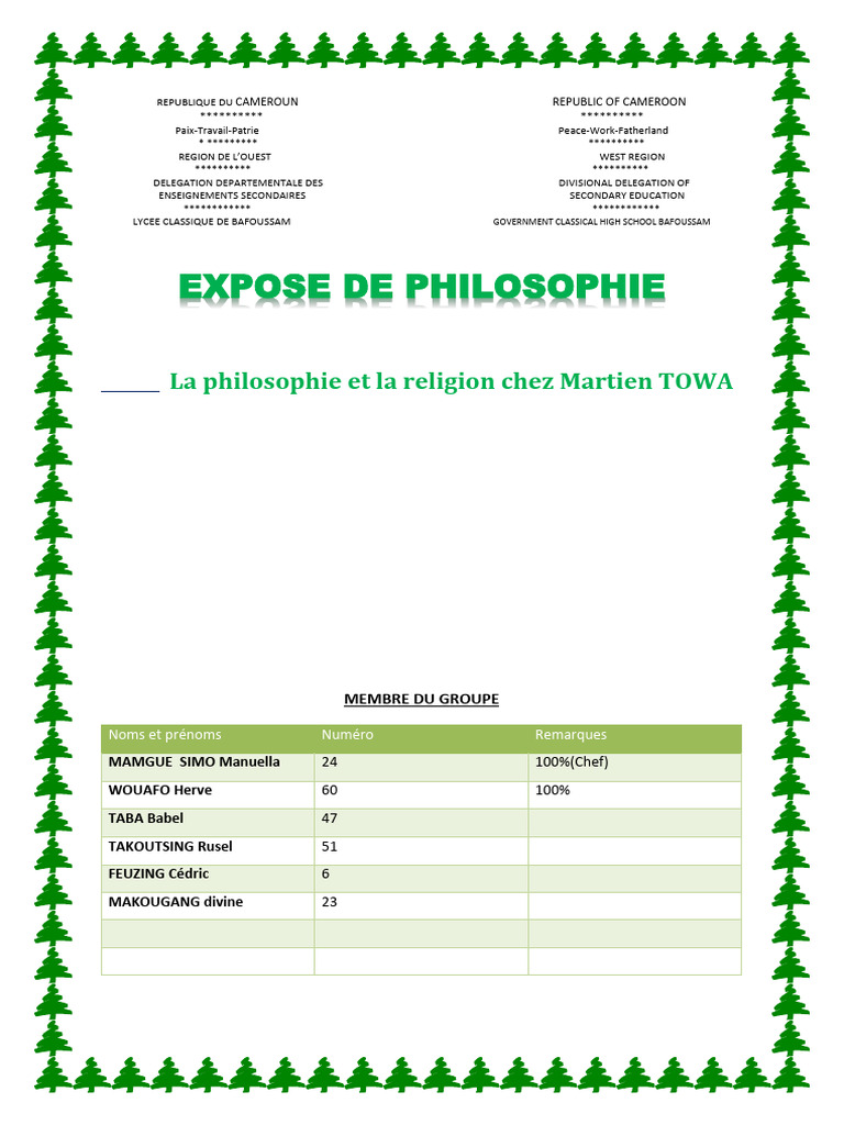 Philosophie et religion chez Martien Towa | PDF | Vérité