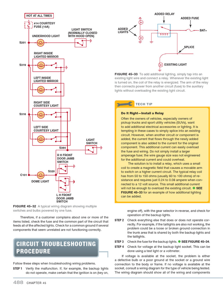 Wiring Troubleshooting Guide | PDF | Fuse (Electrical) | Relay