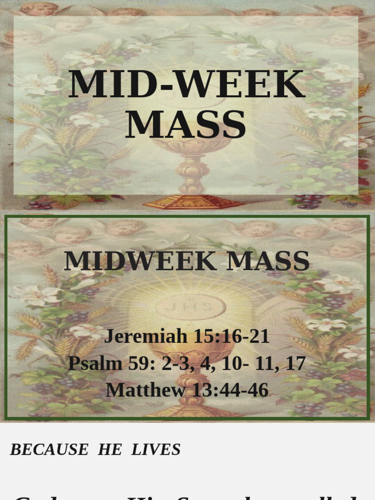 Midweek Mass | PDF