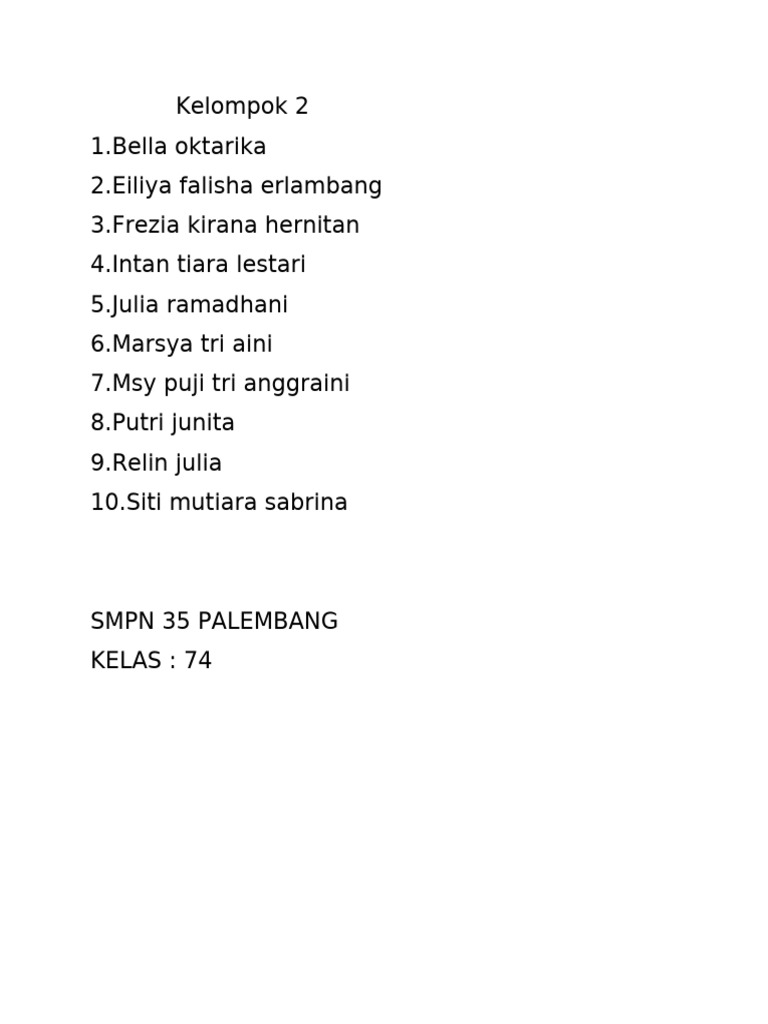Kelompok 2 | PDF