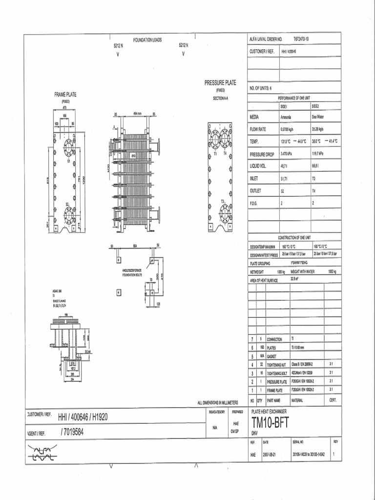 Condenser Drawing | PDF