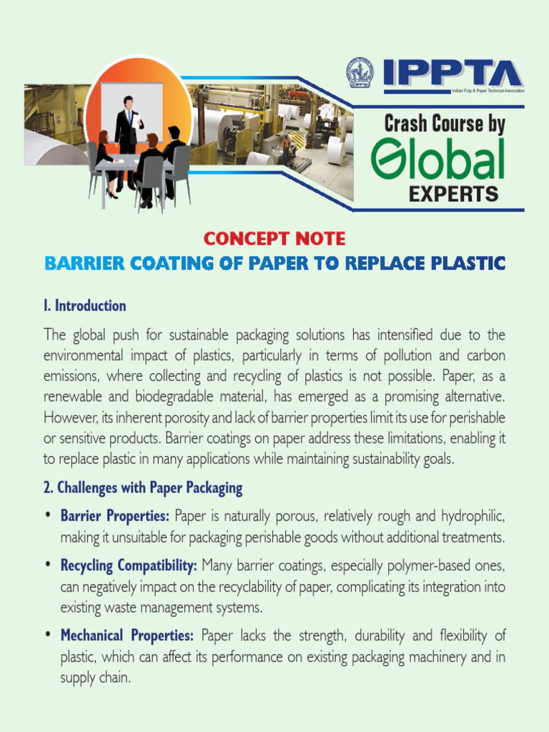 Barrier Coating Concept Note and Speakers | PDF | Recycling | Plastic