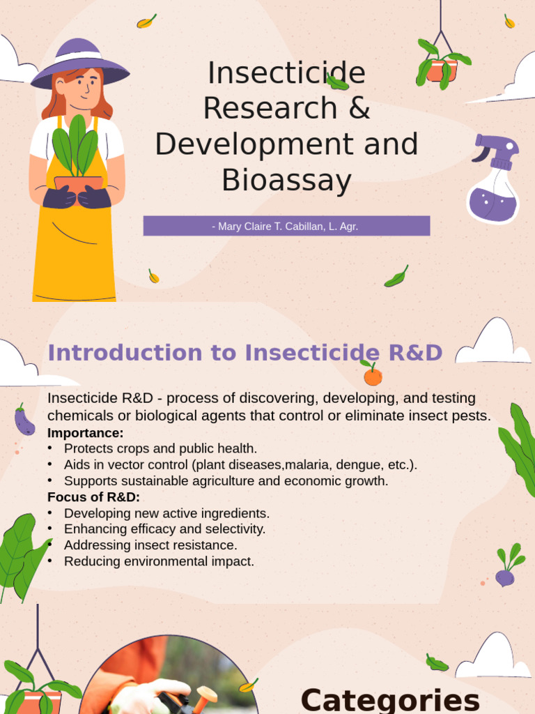 Insecticide R&D: Safety and Innovations | PDF | Insecticide