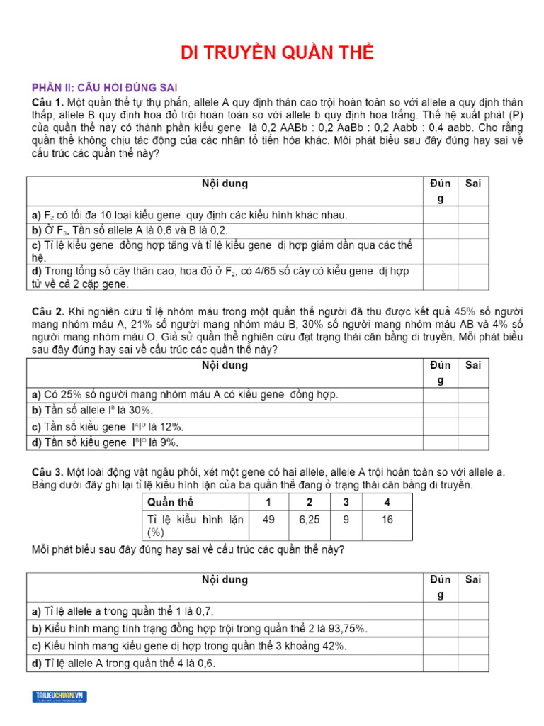 Phan II Cau Hoi Dung Sai Di Truyen Quan The Hsdocx 2400 PDF - Gdrive ...