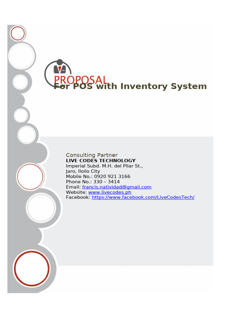 POS With Inventory Template 2 | PDF | Point Of Sale | Inventory