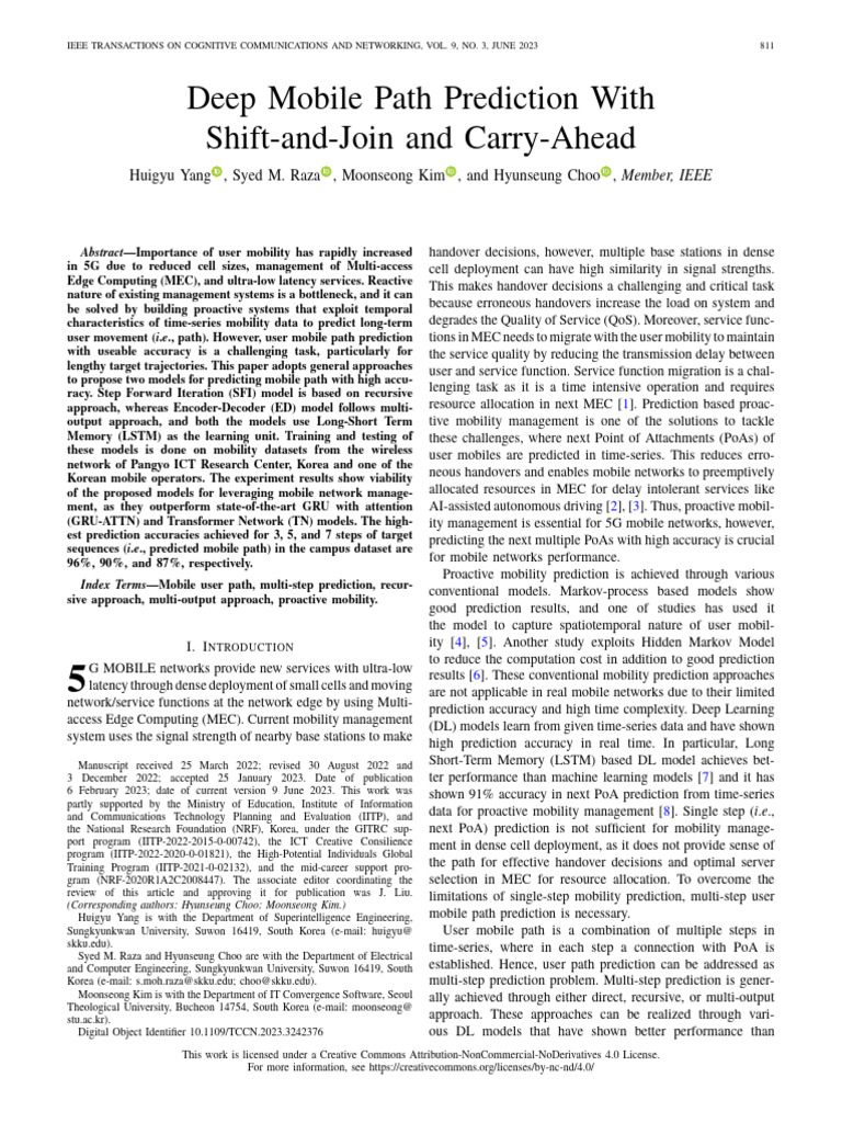 Deep Mobile Path Prediction Models | PDF | Applied Mathematics ...