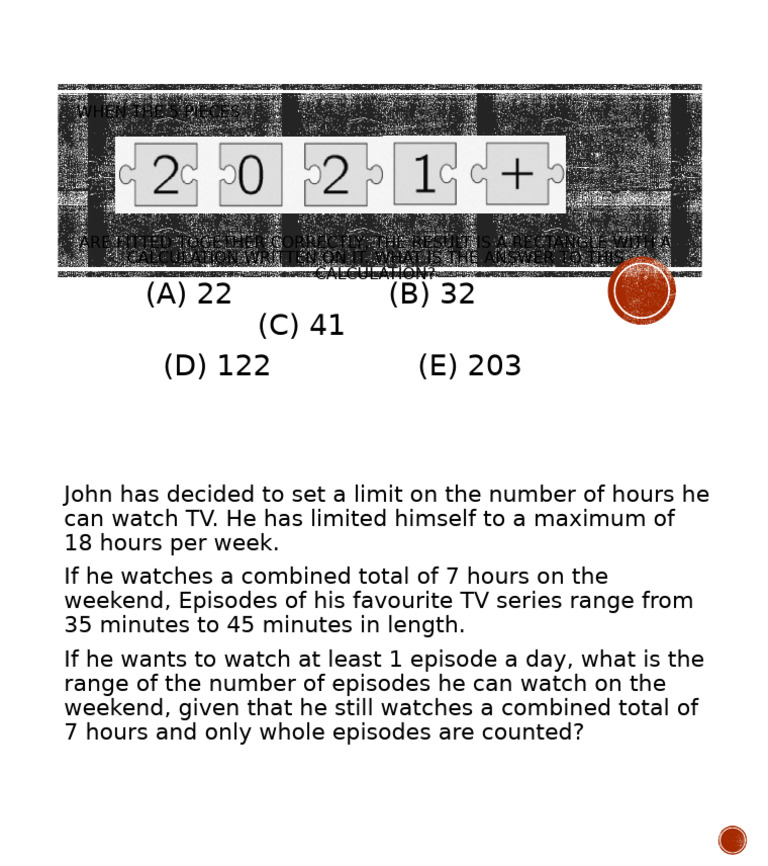 Weekend TV Episode Calculation Guide | PDF