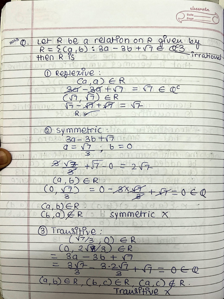 Sets and Relations 3 | PDF