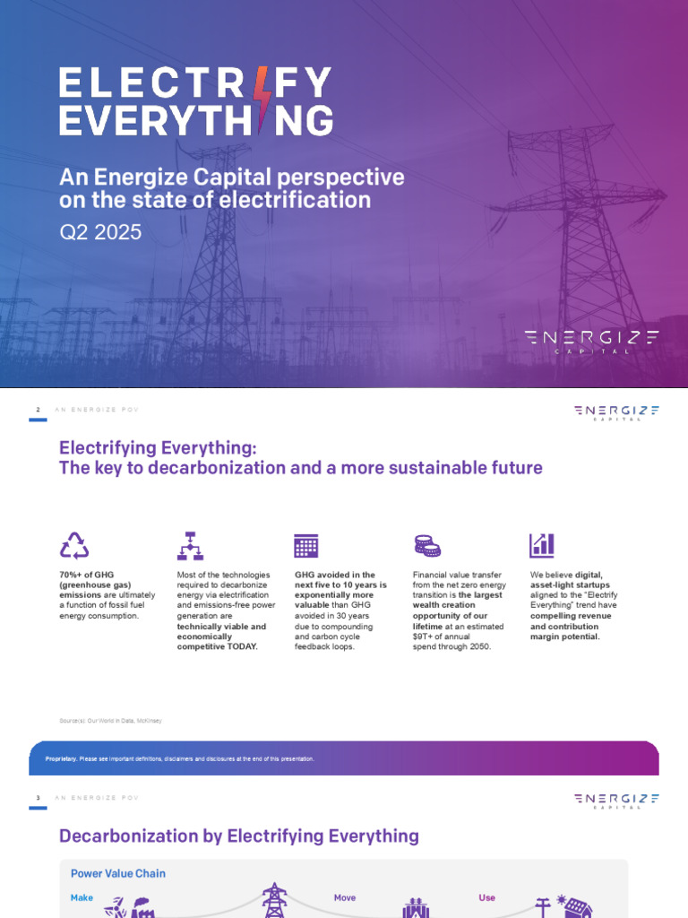Energize Capital Developer Report 2025 | PDF | Electricity Generation ...