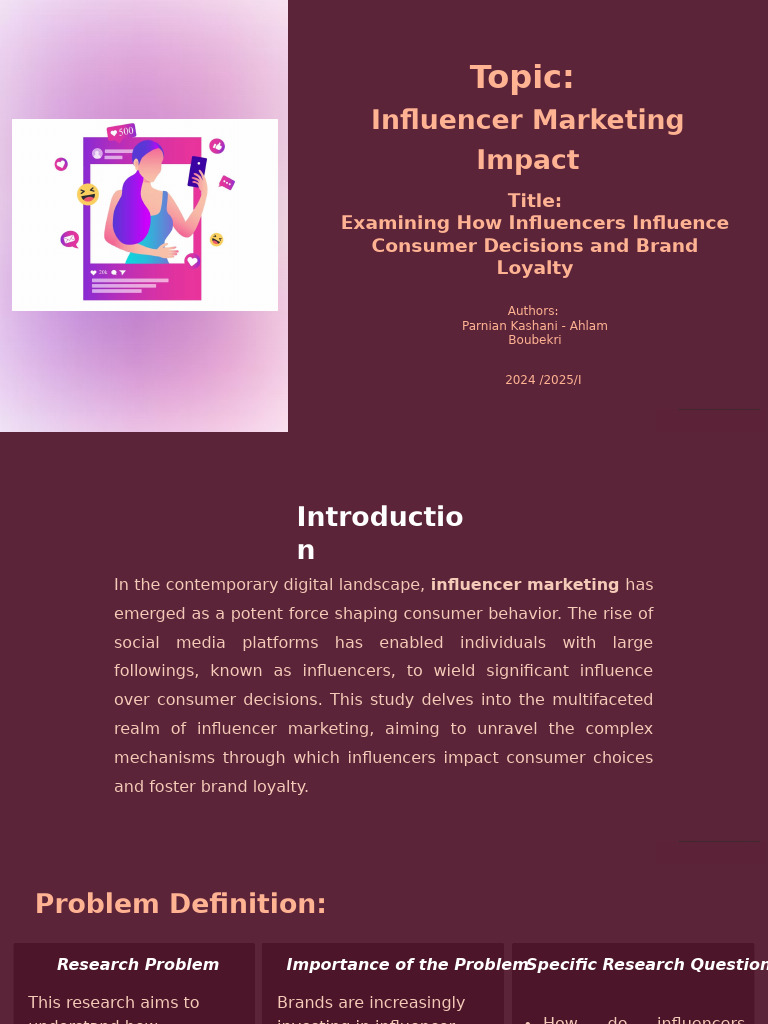 Influencer Marketing Impact Examining How Influencers Influence ...