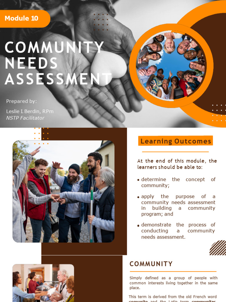 Community Needs Assessment Guide | PDF | Community | Focus Group