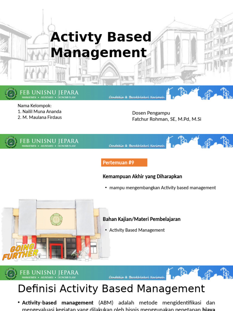 Pengenalan Activity Based Management | PDF