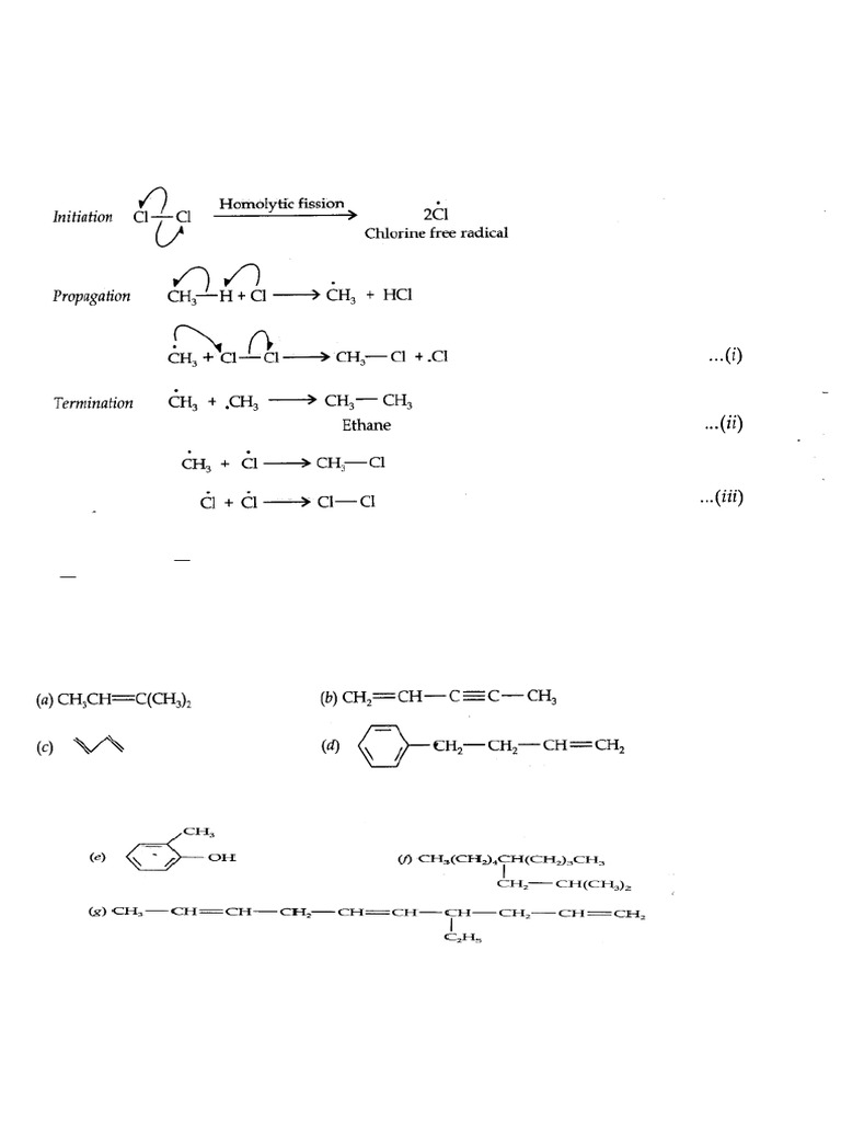 Class 11 Chemistry: Hydrocarbons Explained | PDF | Alkene | Alkane