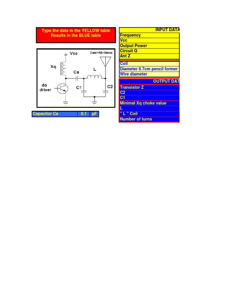 Pi Filter Calculation Tool | PDF