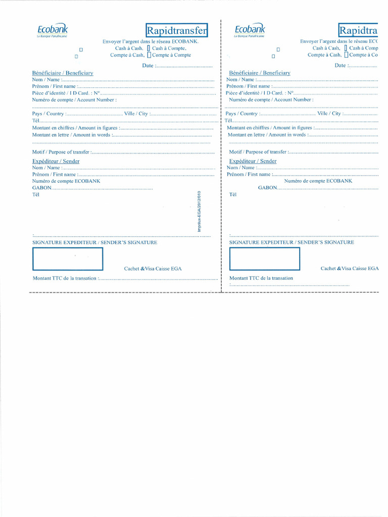 Bordereau RT | PDF