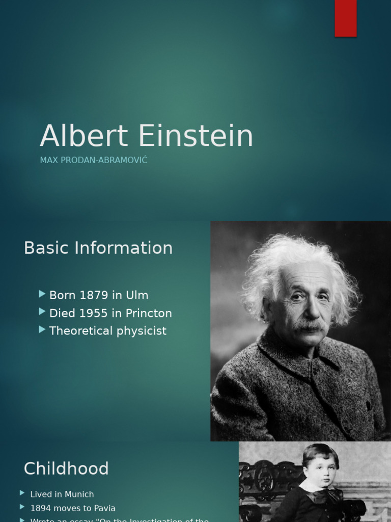 Albert Einstein | PDF