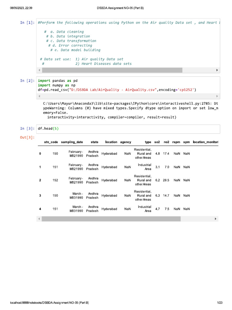 Assignment N0-05 Part B | PDF