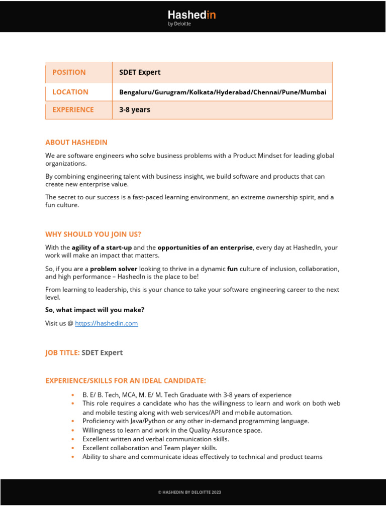 SDET Expert | PDF | Selenium (Software) | Computing