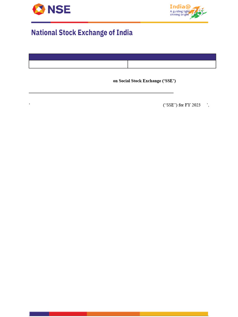 Circular For Sse Disclosure Formats | PDF